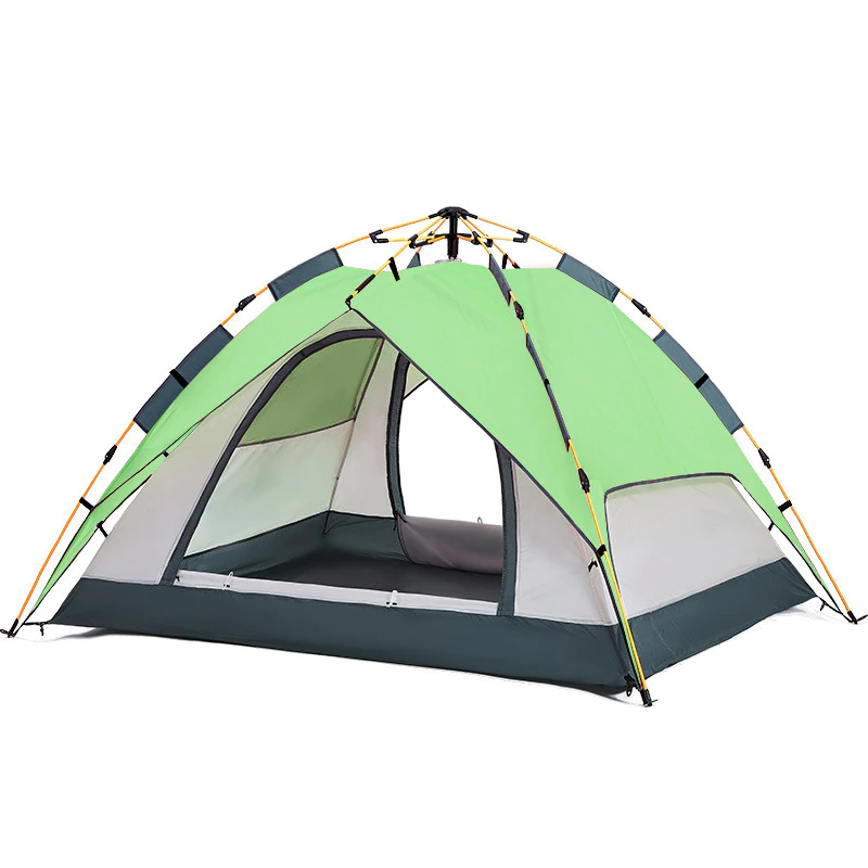 Cheap Goat Tents 4 5 People Large Tent Quick Setup Family Camping Tent Pink And Green Tent Camping Hiking Foldable Folding Tent Double Layer   